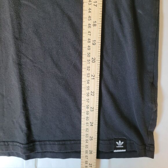 Adidas Originals Trefoil T-Shirt Men’s Small Black Mint Green Logo Tee - Picture 9 of 9